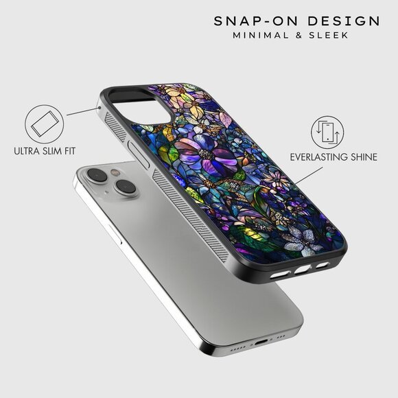 Floral Phone Cover – iPhone 16, 15 Pro, 14, Galaxy S25, S24, S24 Ultra, Pixel 9 - Picture 3 of 9